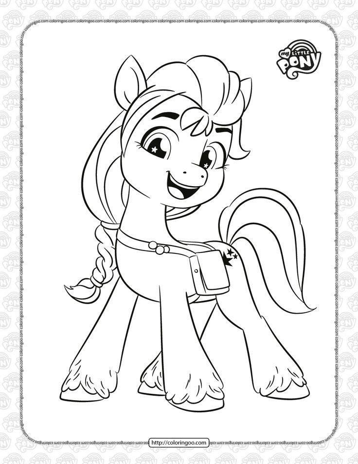 Mlp sunny starscout coloring page my little pony coloring my little pony unicorn pony drawing