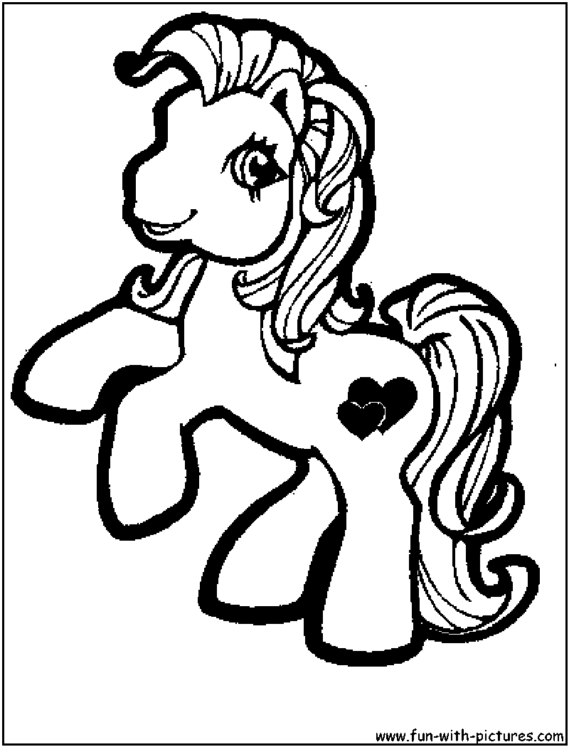 My little pony coloring page