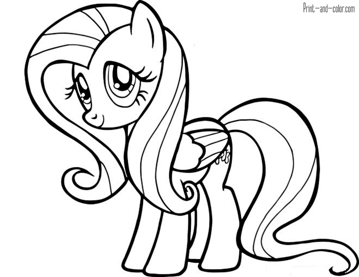 My little pony coloring pages print and color