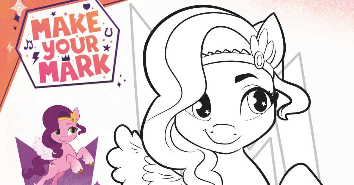 Free printable my little pony pipp coloring page