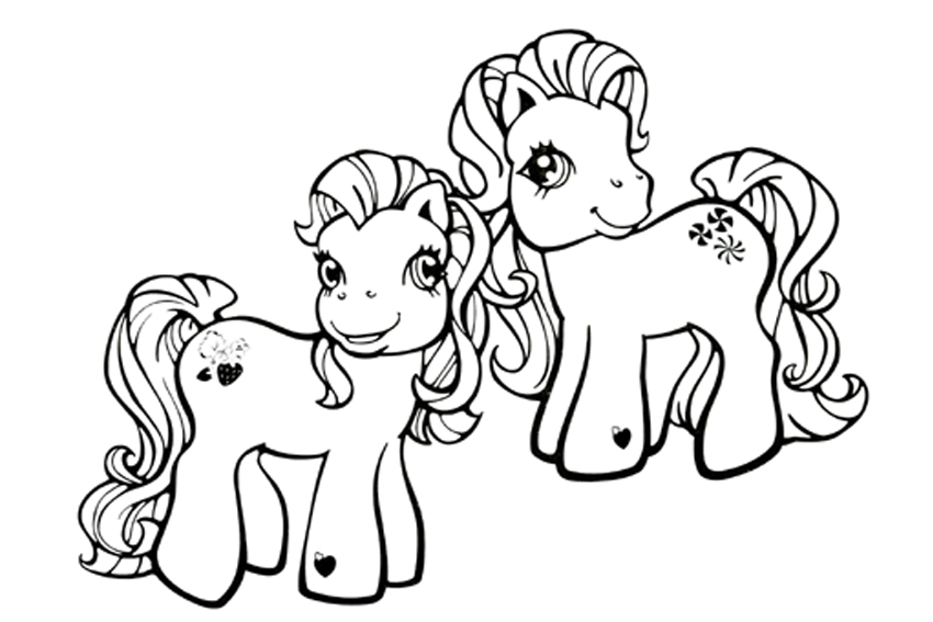 My little pony coloring pages to print and color in for free