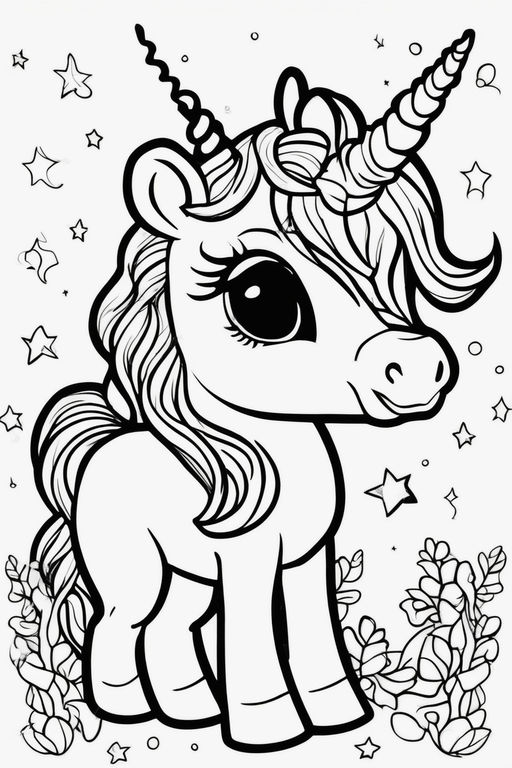 My little pony unicorn template