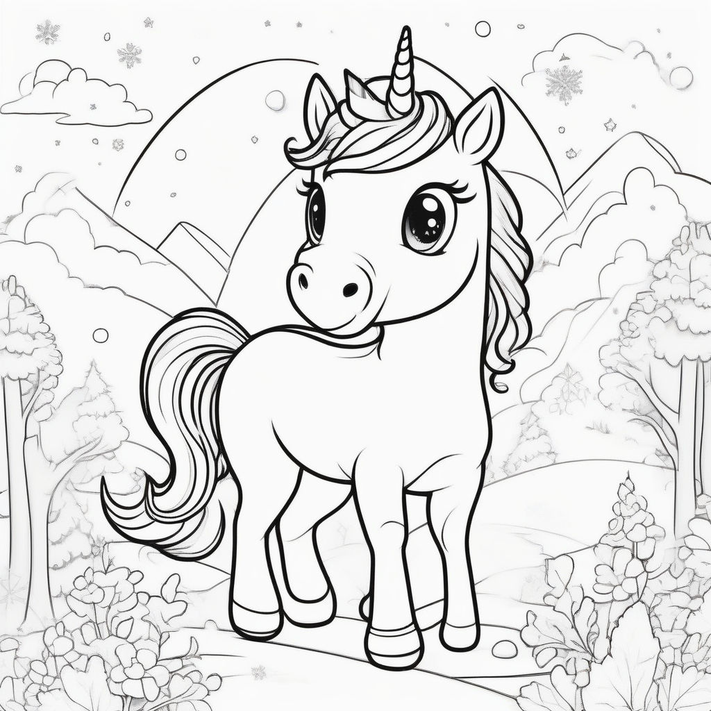 My little pony unicorn template