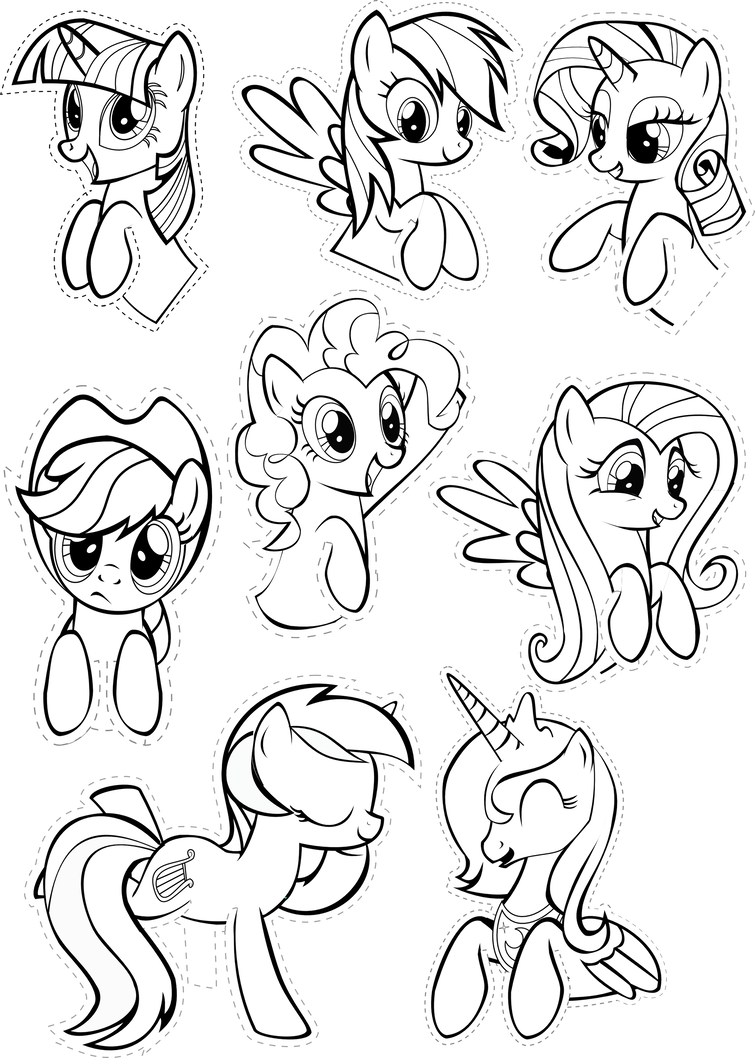 Pocket pony coloring sheet by oceanbreezebrony vintage my little pony little pony my little pony