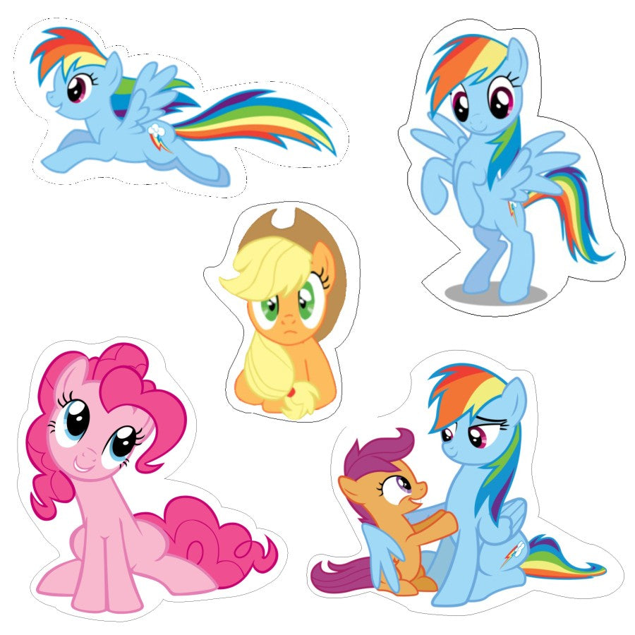 My little pony theme cutouts â pretty ur party