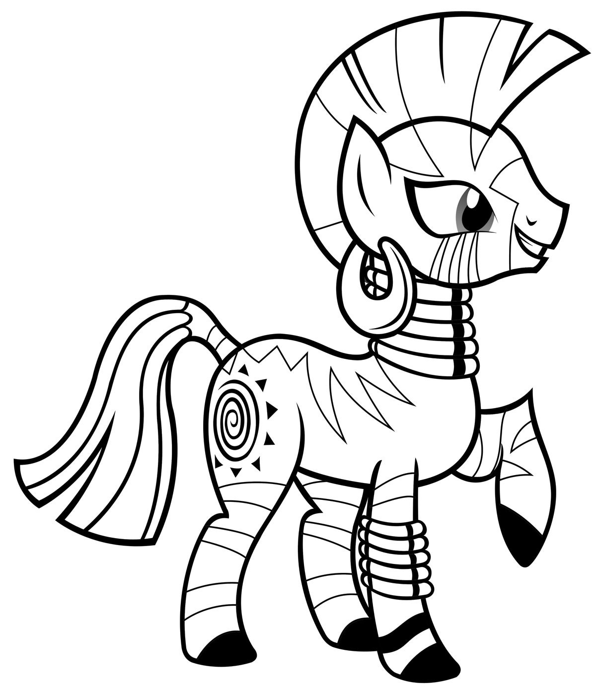 Free printable my little pony coloring pages for kids