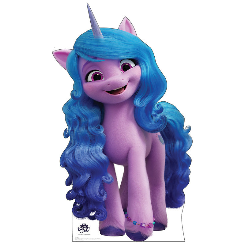 Izzy moonbow my little pony make your mark cardboard cutout standup standee â