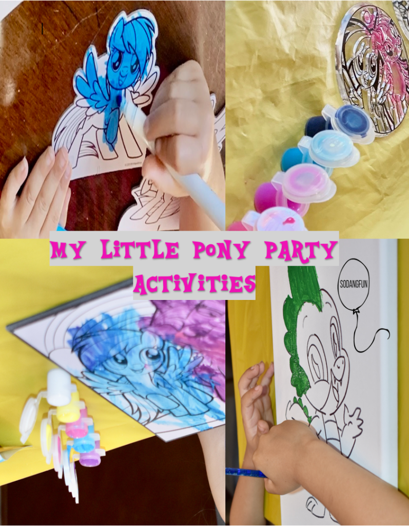 My little pony birthday party drive