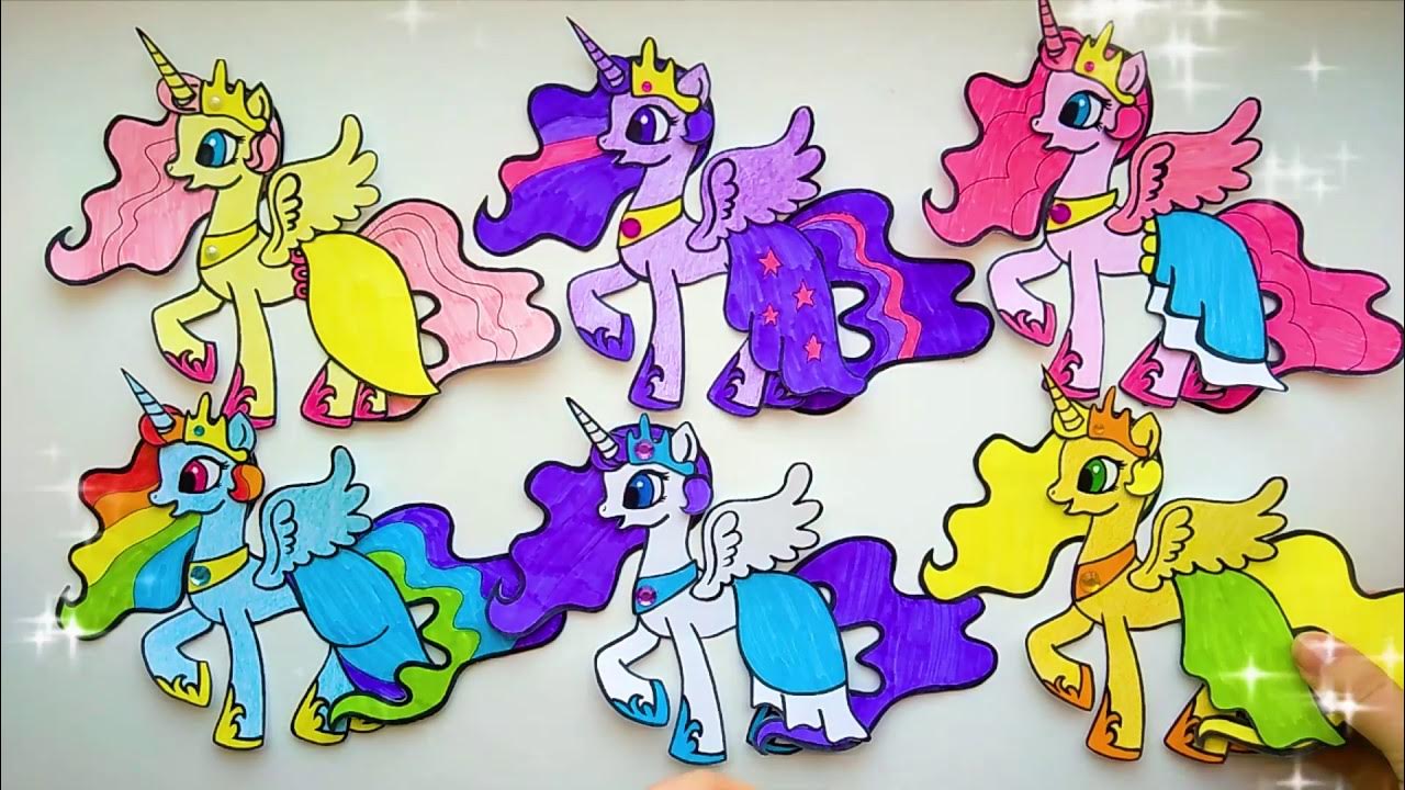 Papercraft y little pony ane alicorns