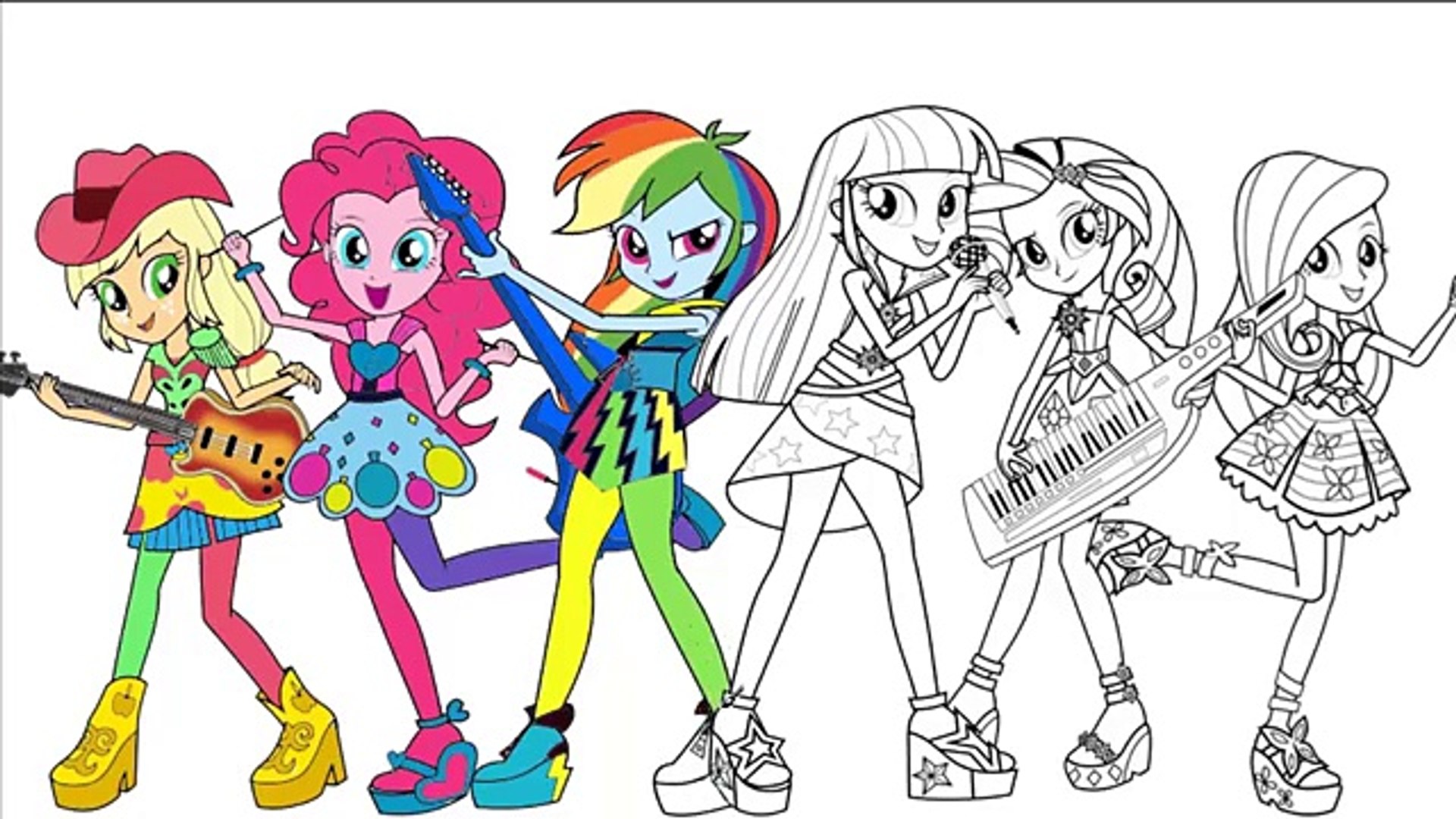 My little pony coloring page