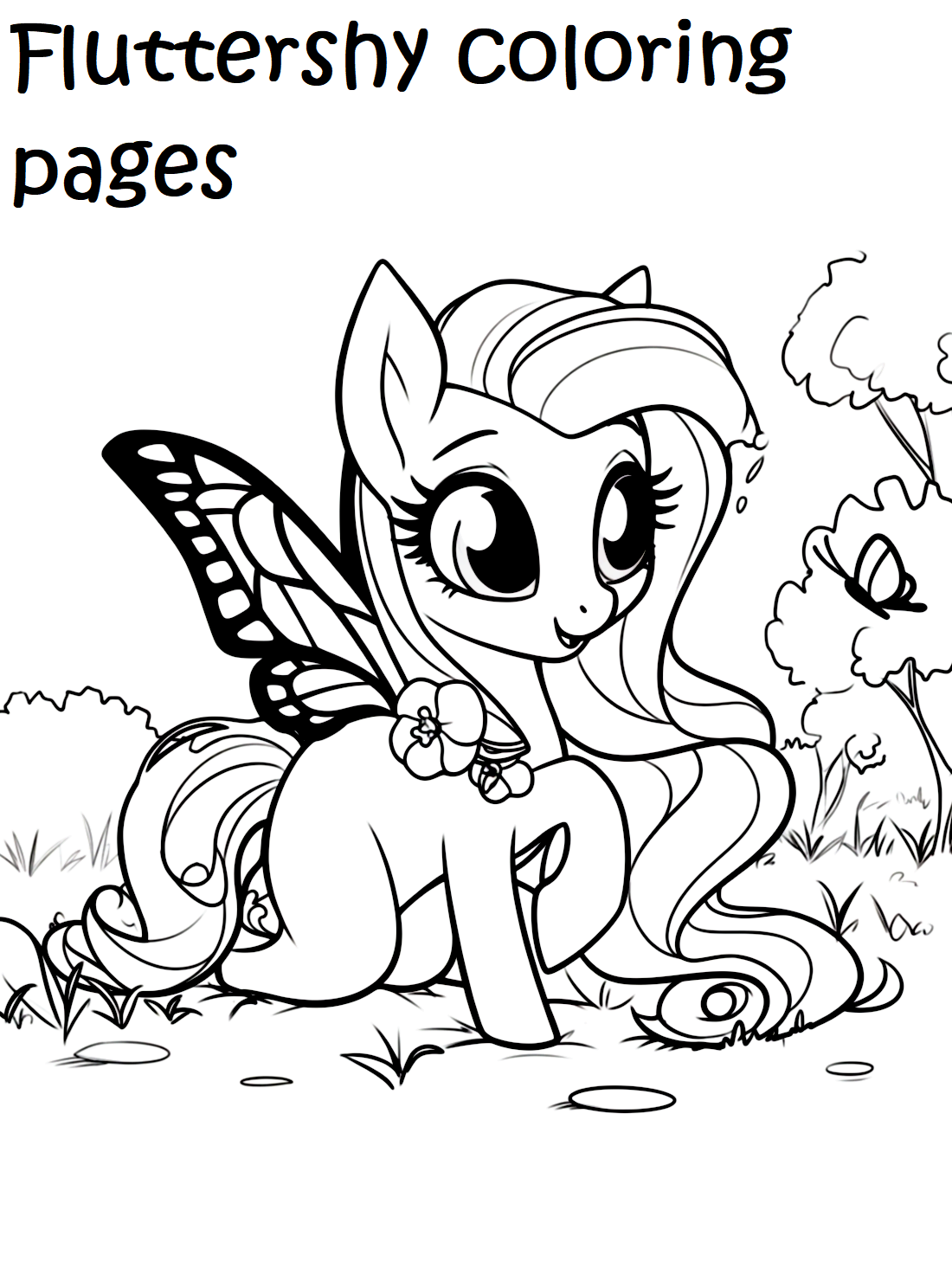 My little pony coloring pages free online for kids