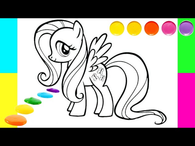 Mlp my little ponycoloringfluttershy coloring page