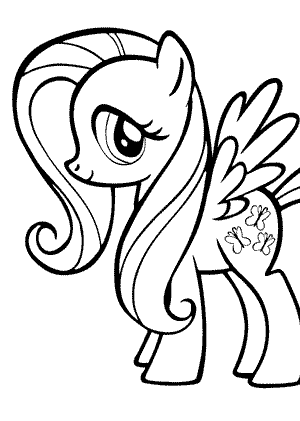 My little pony fluttershy coloring pages for kids printable free coloring pages my little pony printable free coloring pages