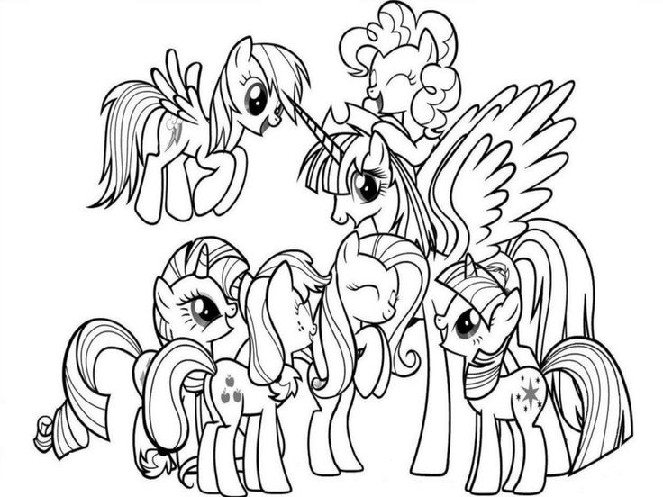 My little pony coloring pages