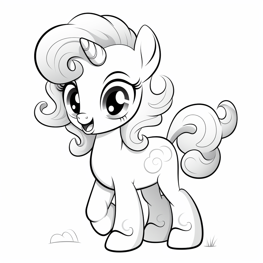 Cute my little pony coloring pages for mlp