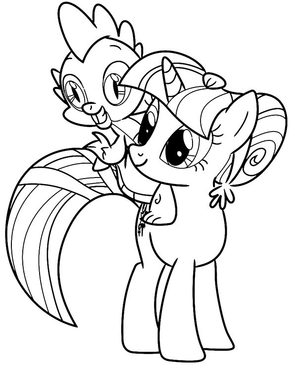 My little pony friendship is magic coloring pages