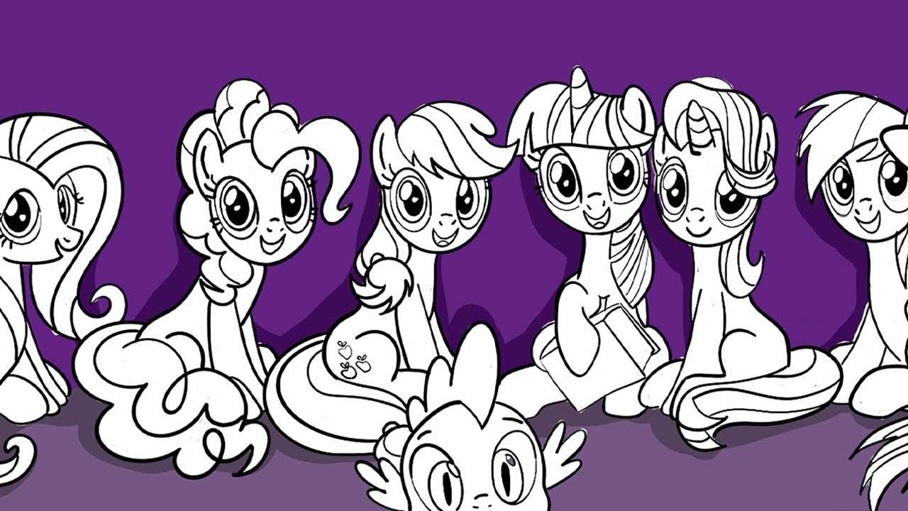 Lp y little pony coloring page