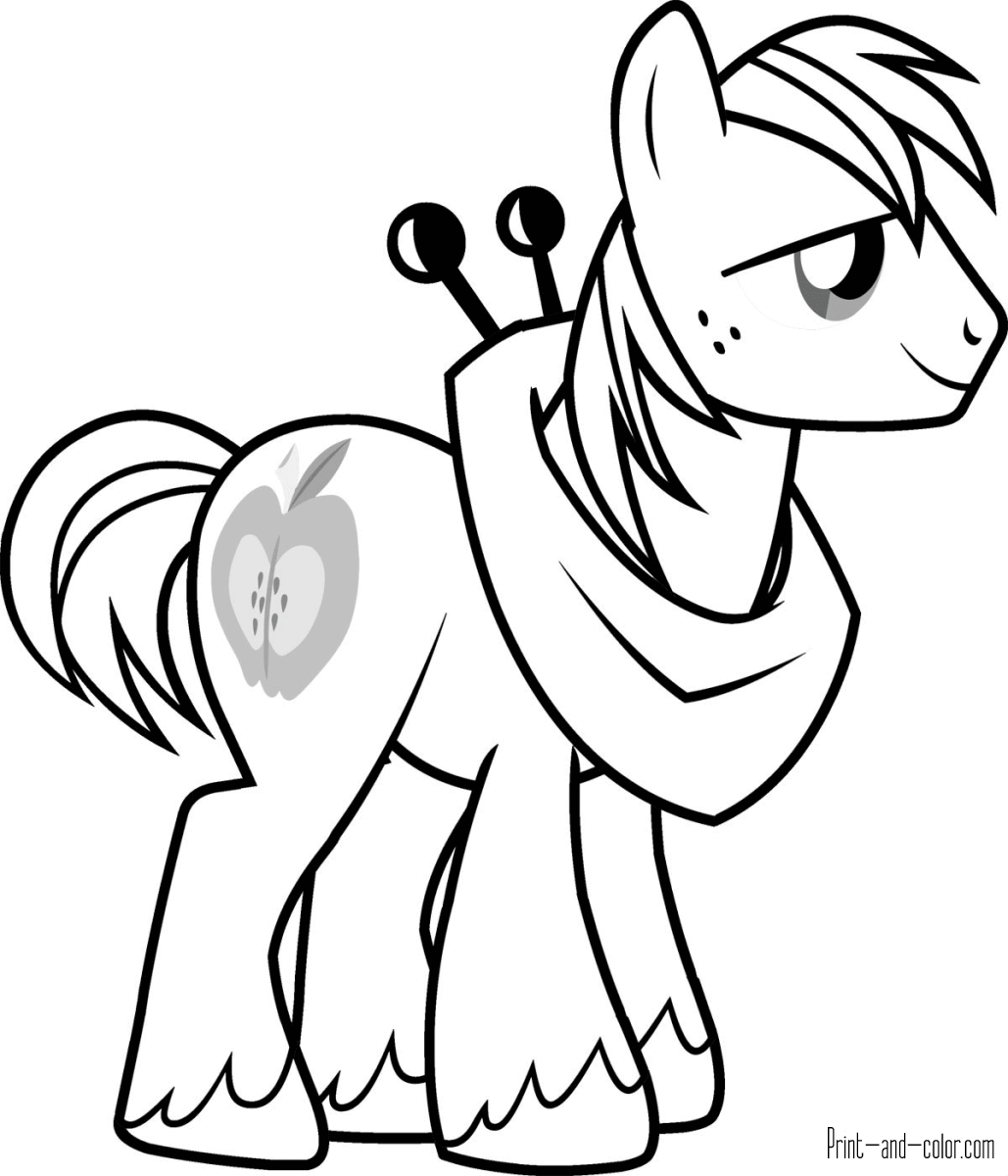 My little pony coloring pages print and color