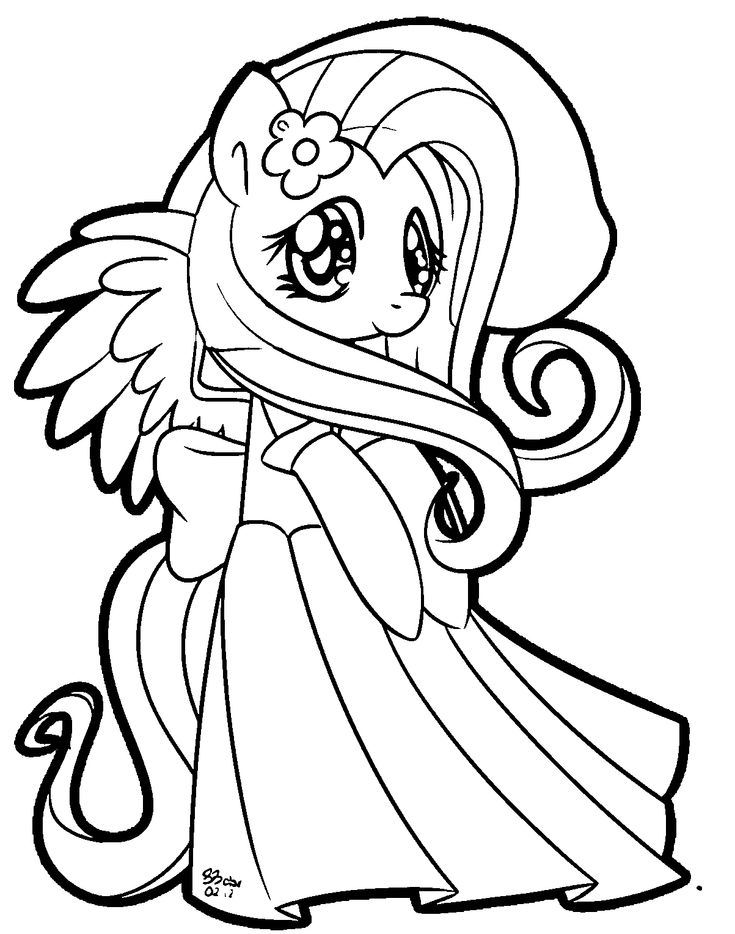 My little pony coloring pages wedding dress my little pony friendship is magic coloring page