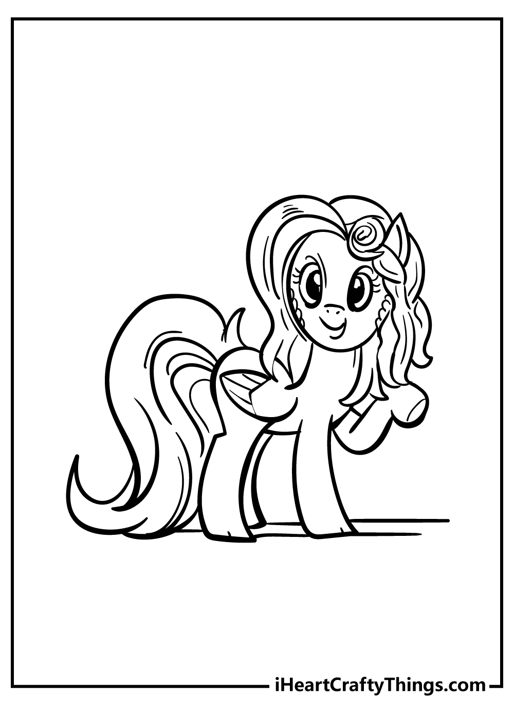 My little pony coloring pages free printables