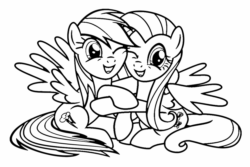 My little pony friendship is magic coloring pages