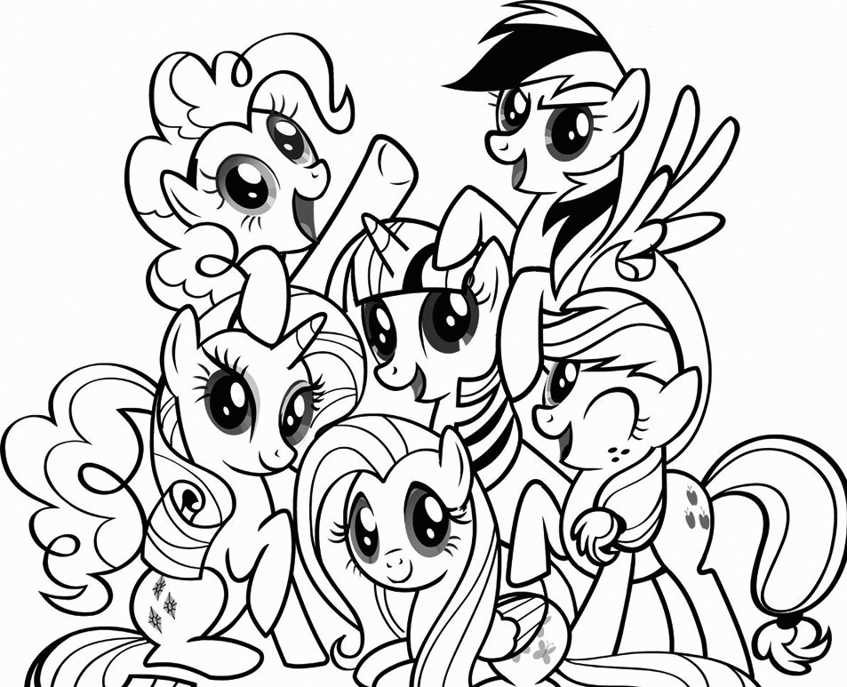 My little pony friendship is magic coloring pages