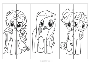 Free printable my little pony coloring pages for kids