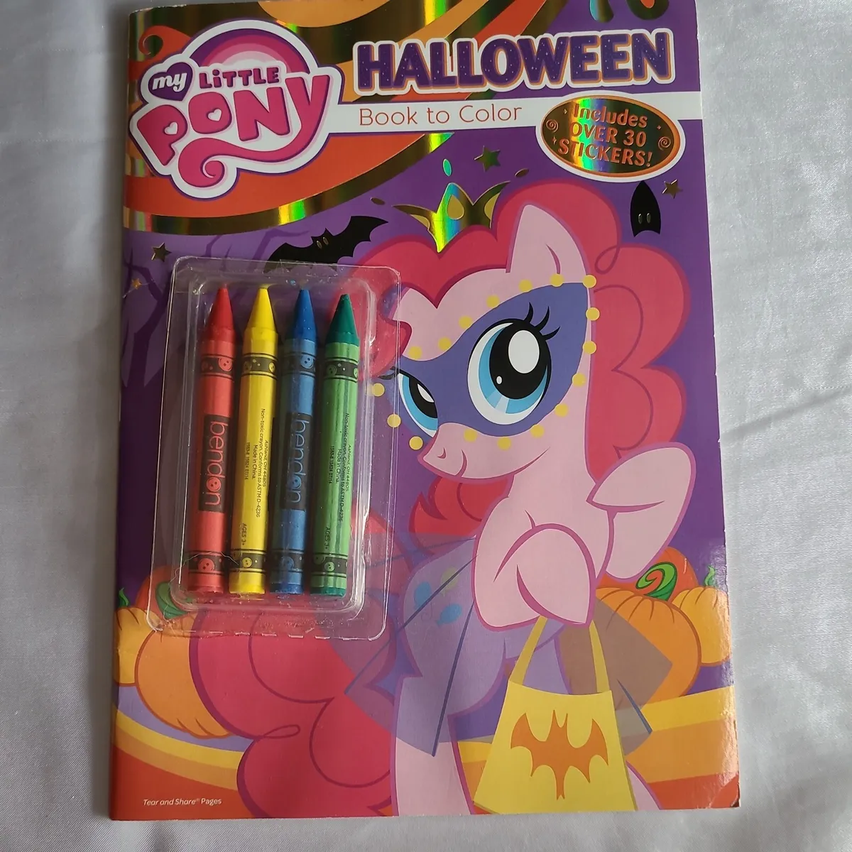 My little pony halloween coloring activity book with stickers and crayons