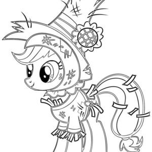 My little pony coloring page printable for free download