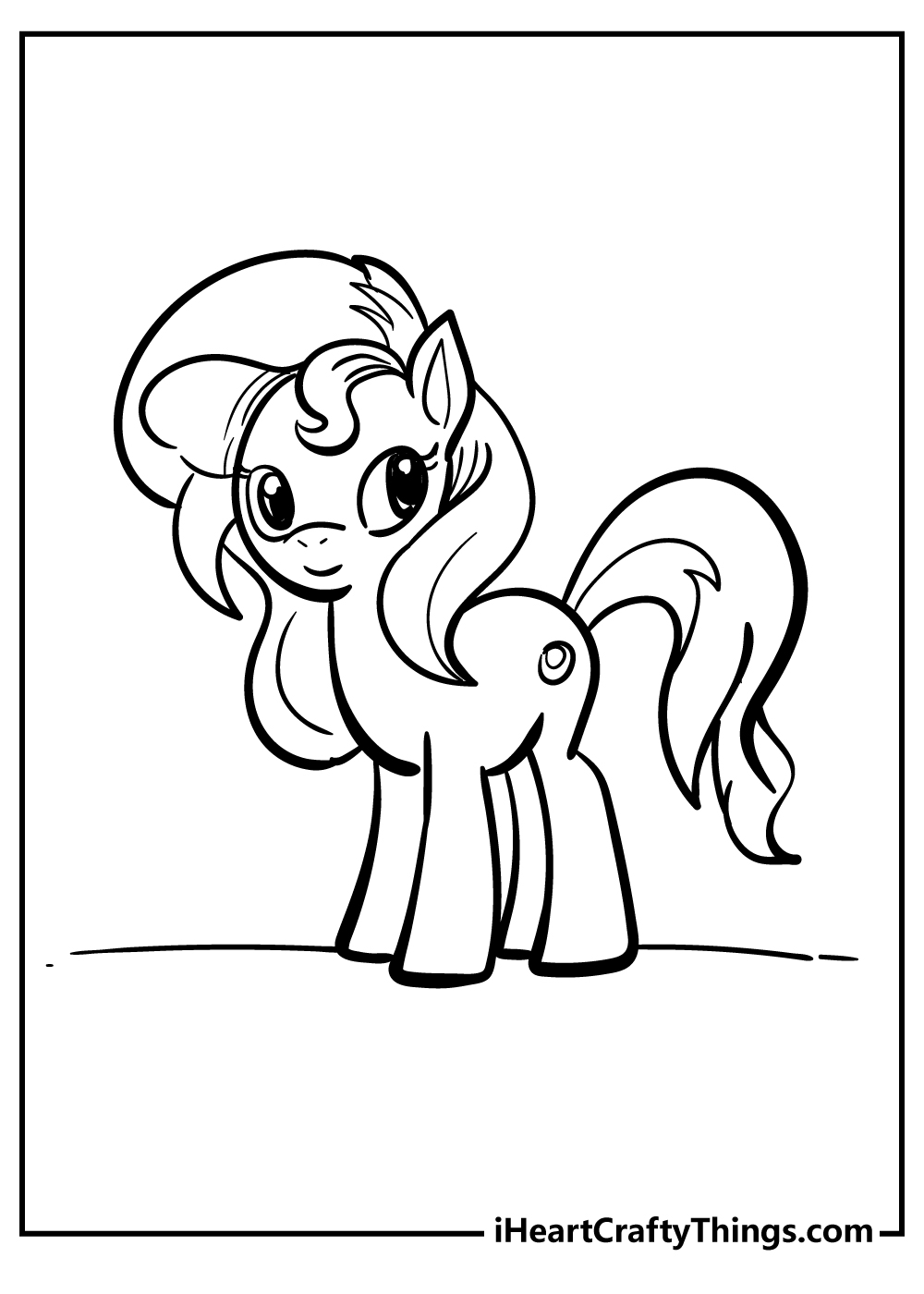 My little pony coloring pages free printables