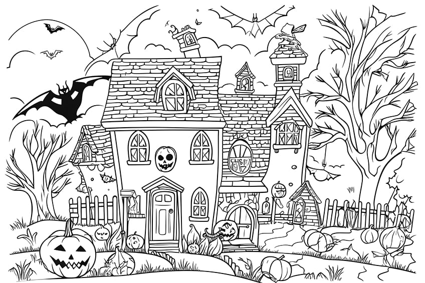 Halloween coloring pages