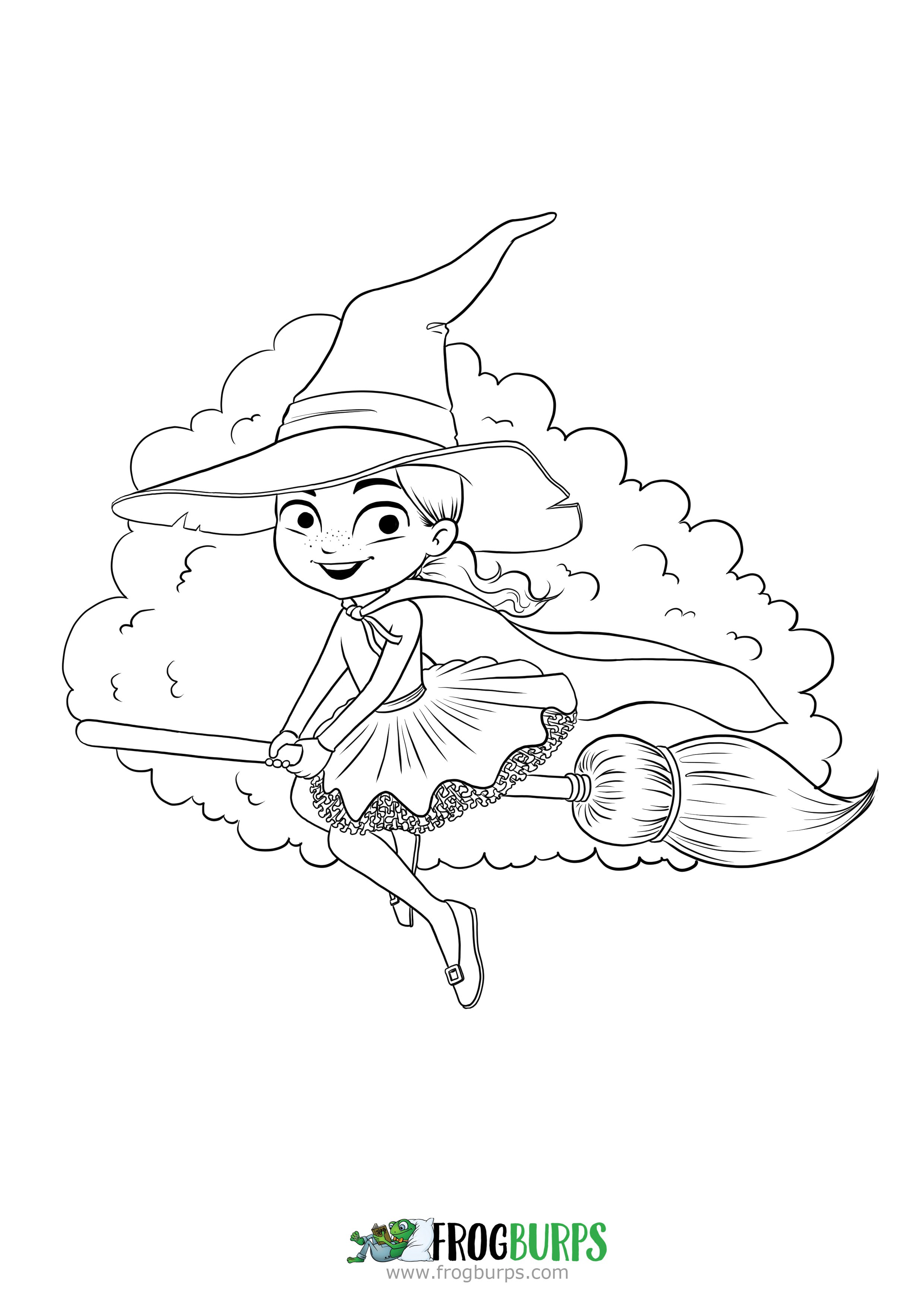 Cute halloween coloring pages