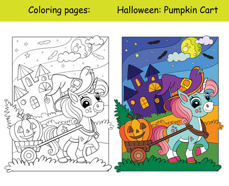 Halloween coloring cliparts stock vector and royalty free halloween coloring illustrations