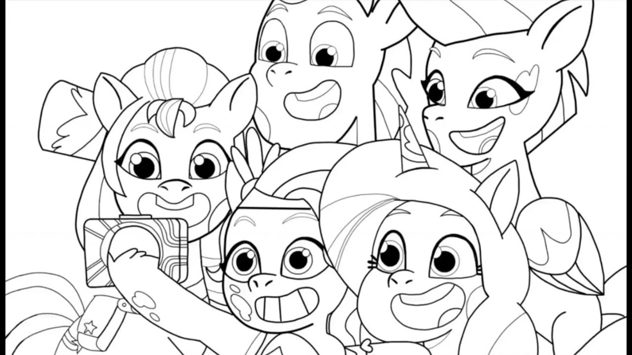 My little pony tell your tail coloring book mlp coloring pages for kids