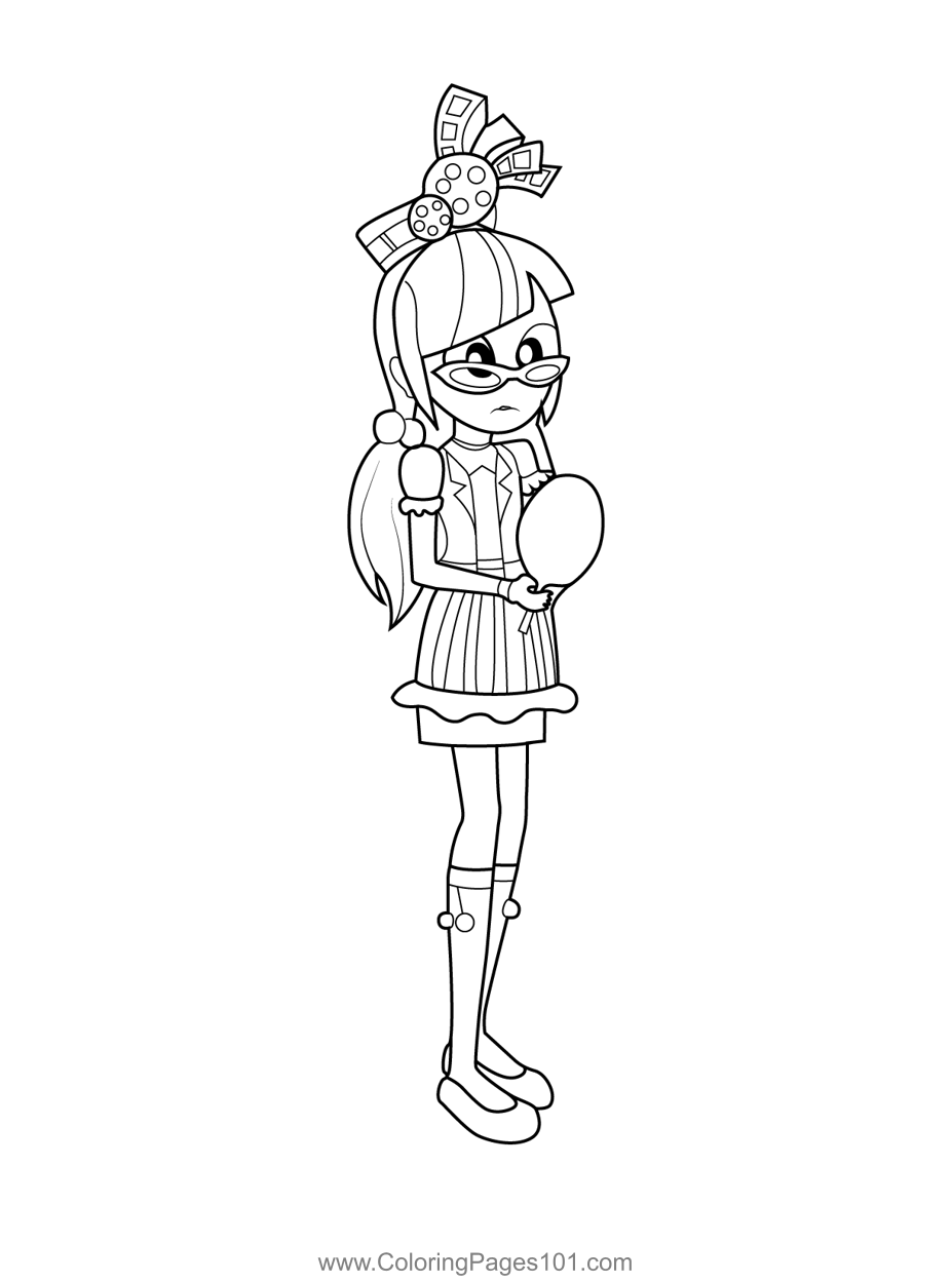 Juniper montage human my little pony equestria girls coloring page for kids