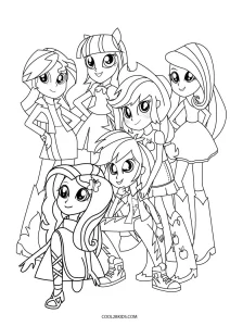 Free printable equestria girls coloring pages for kids