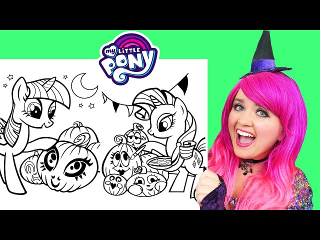 Coloring y little pony halloween