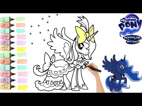 Y little pony princess luna coloring princess luna coloring pages for kids ð coloringpages lp