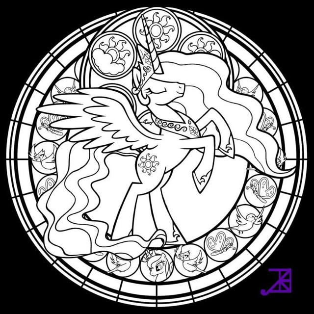 My little pony coloring pages princess luna free image my â