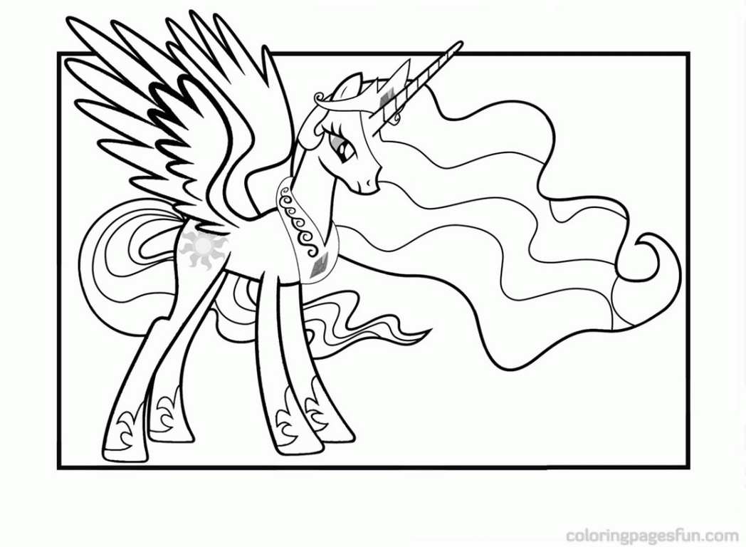 Mylittle pony luna coloring pages