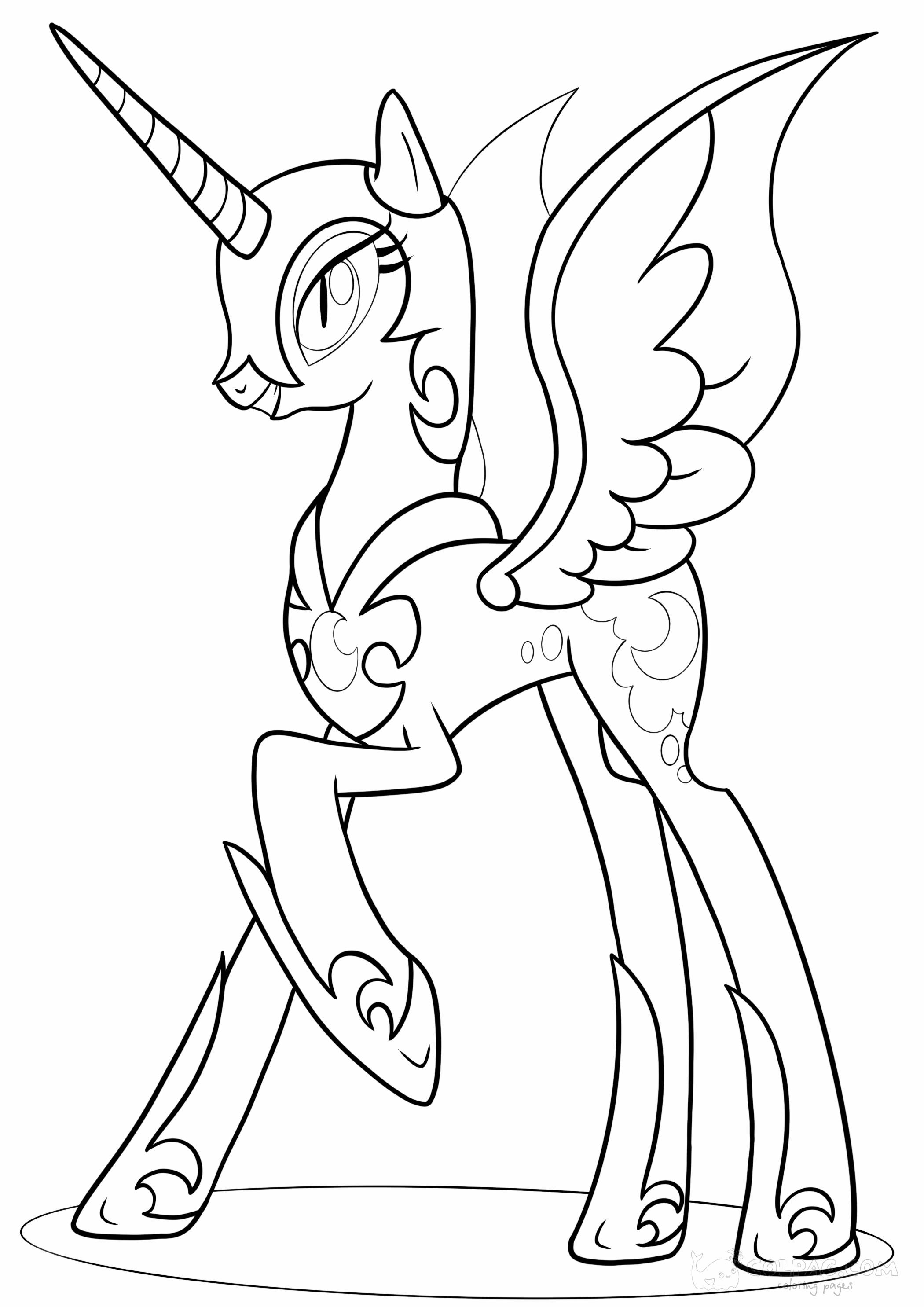 Princess luna printable coloring pages