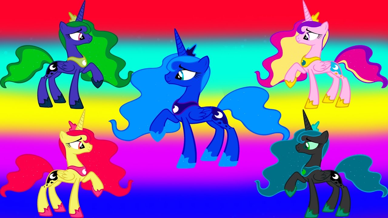 My little pony transforms princess luna cadance nightmare moon mane