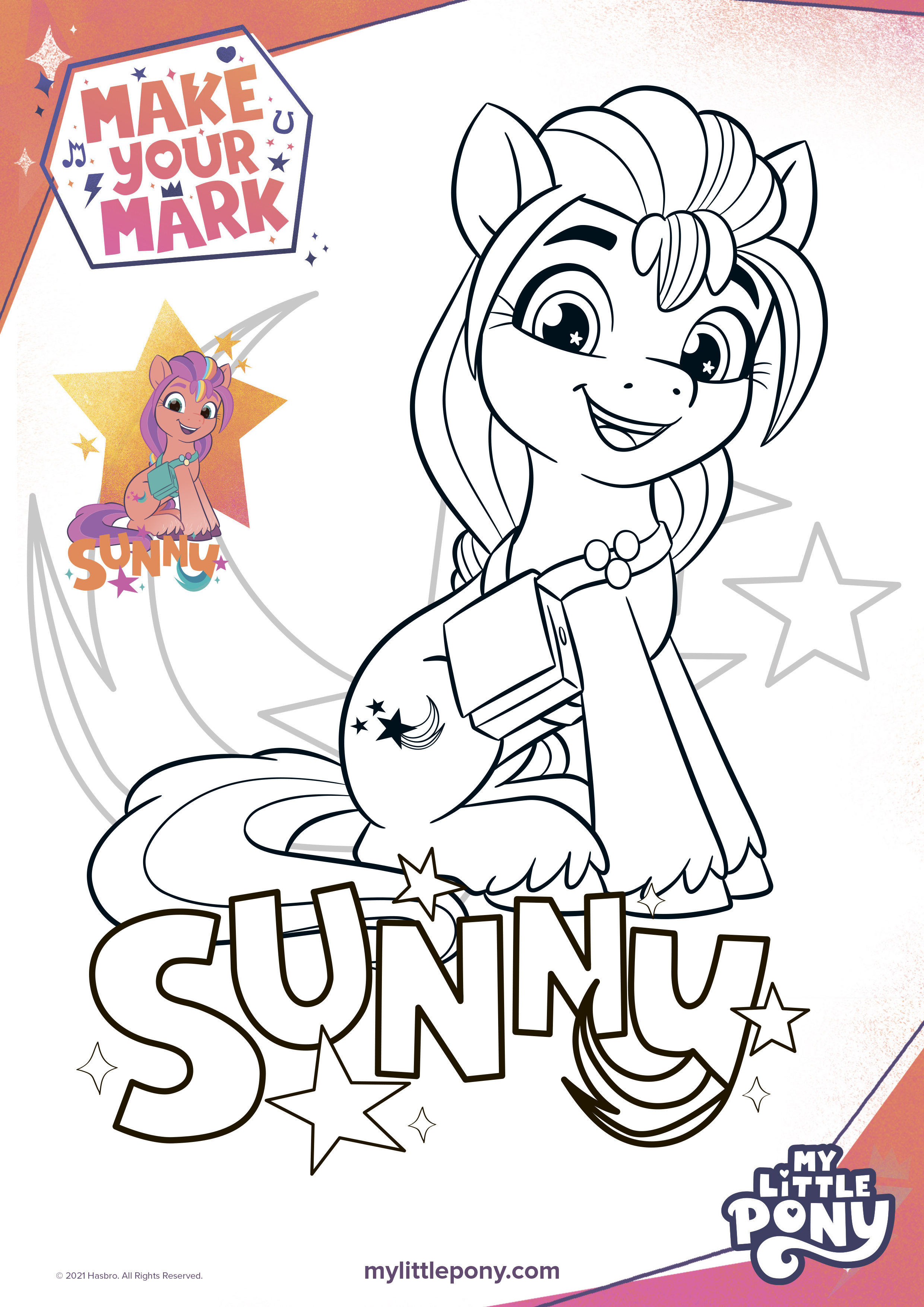 My little pony a new generation movie coloring pages