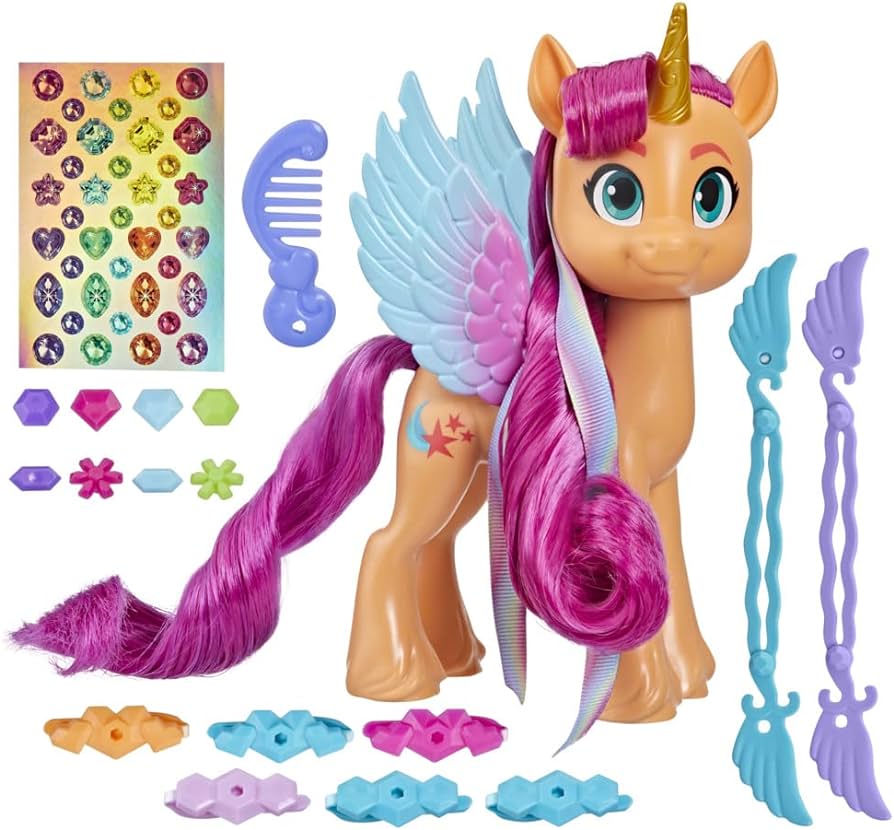 My little pony toys make your mark sunny starscout ribbon hairstyles