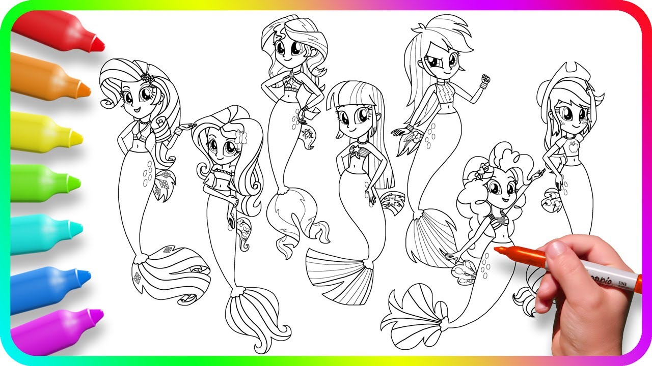 Coloring pages equestria girls