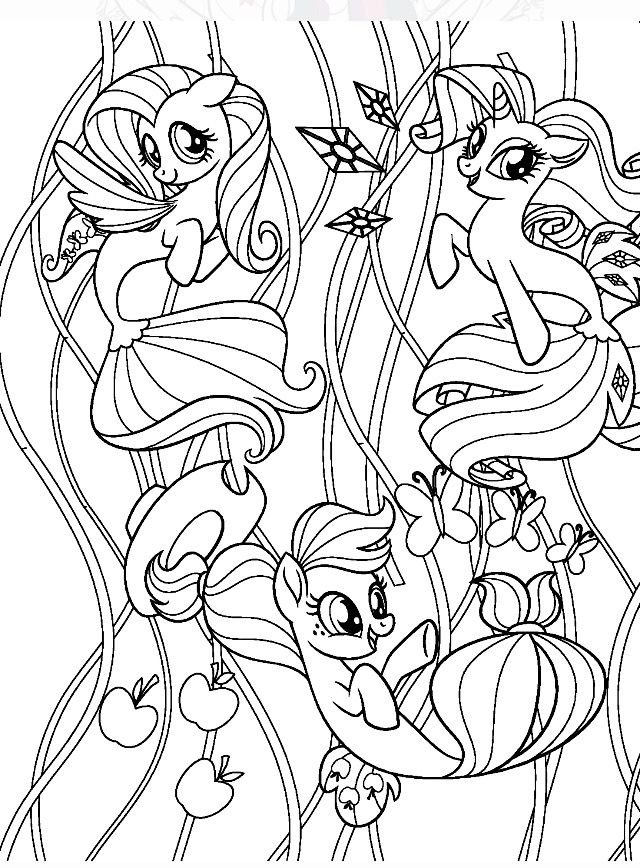 Pin by renata on inne kolorowanki horse coloring pages my little pony coloring my little pony movie