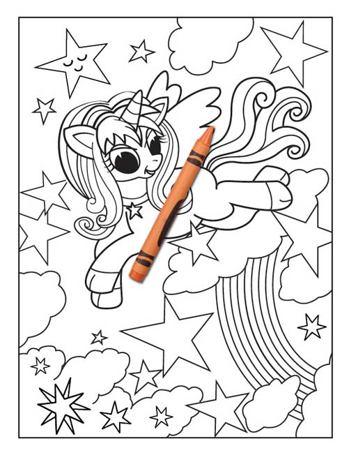 Unicorn mermaid coloring book for kids ages