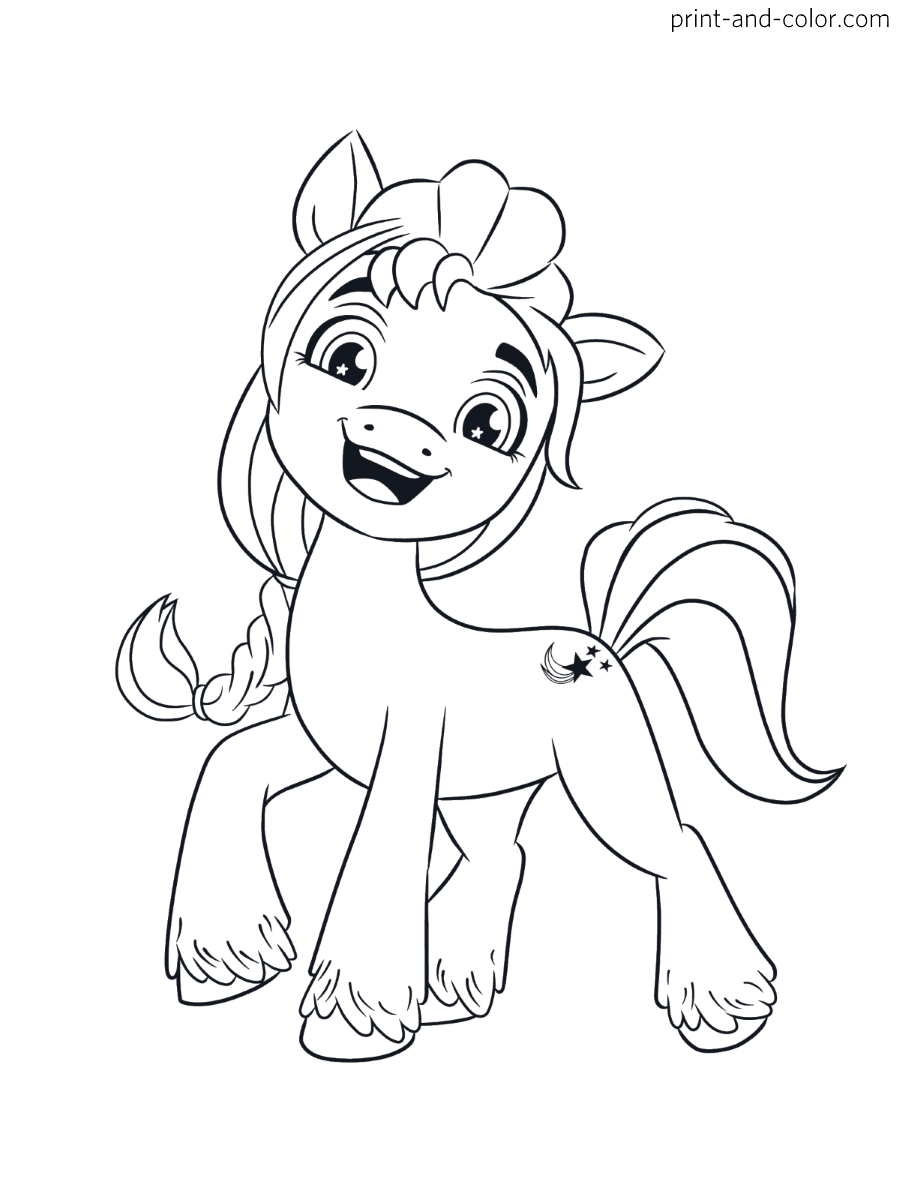 My little pony new generation coloring pages print and color