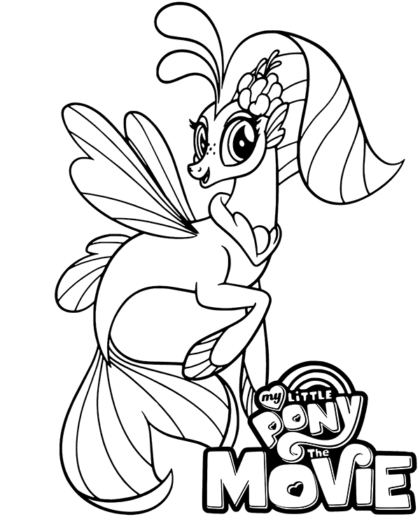 Queen novo printable coloring page my little pony