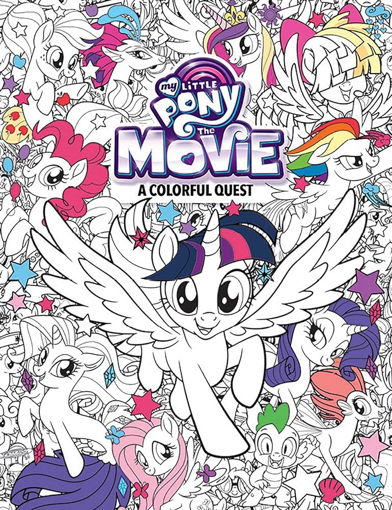 My little pony the movie coloring book hoffman robin books